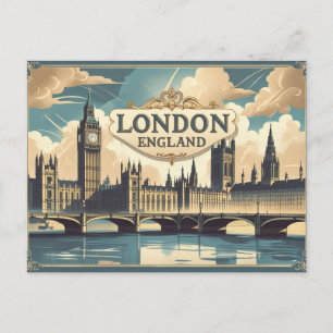 Carte Postale Scènes vintages de Londres