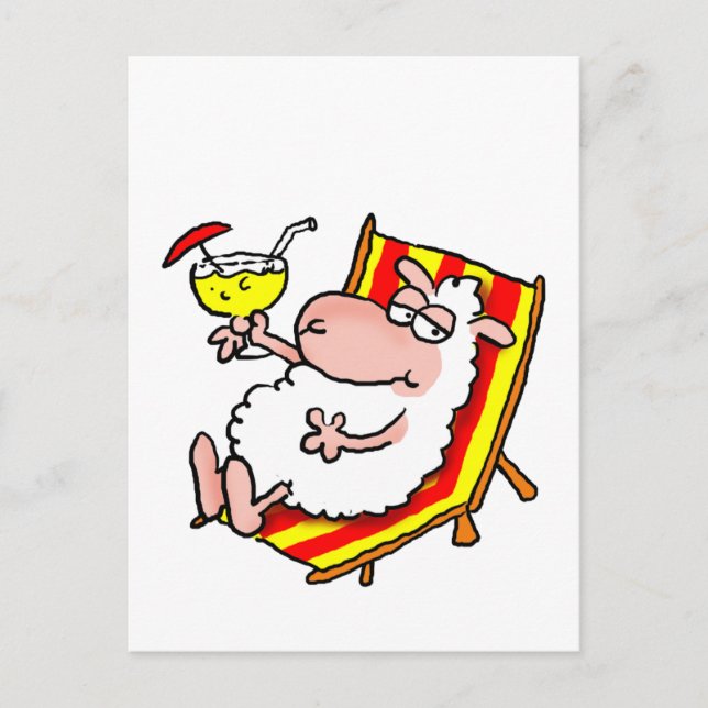 Carte Postale Schafskarte "Relax" (Devant)