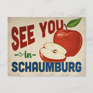Carte Postale Schaumburg Illinois Apple - Vintage voyage