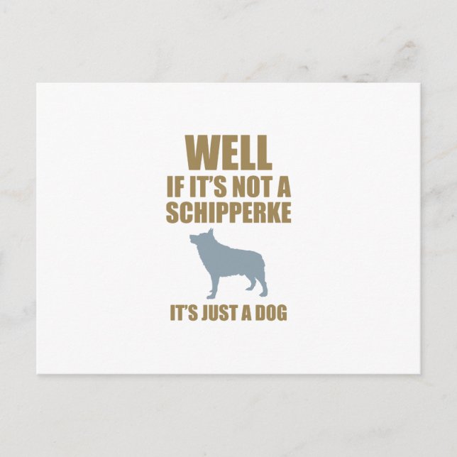 Carte Postale Schipperke (Devant)