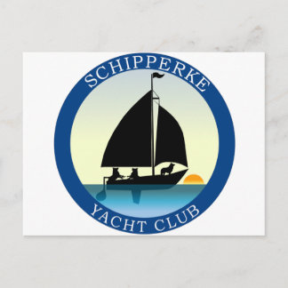 Carte Postale Schipperke Yacht Club