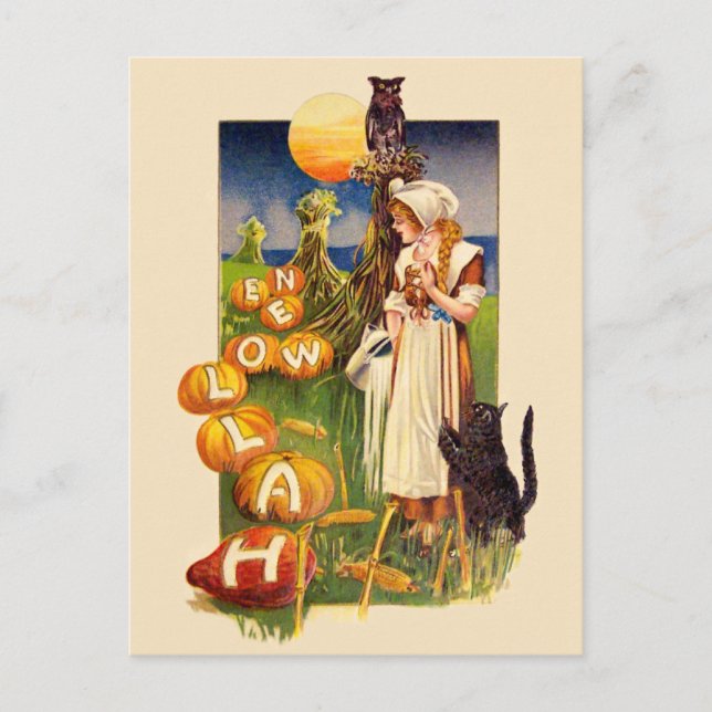 Carte Postale Schmucker : Halloween Field (Devant)