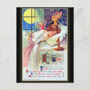 Carte Postale Schmucker : Heure d'Halloween