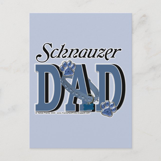 Carte Postale Schnauzer DAD (Devant)