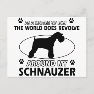 Carte Postale SCHNAUZER drôles