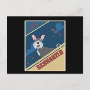Carte Postale Schnauzer Schnauzers des propriétaires de chiens