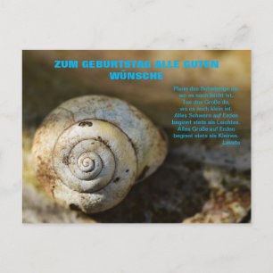 Carte Postale Schneckenpost