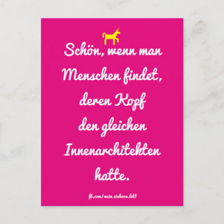 Carte Postale Schön, Wenn man Menschen wie dich findet.