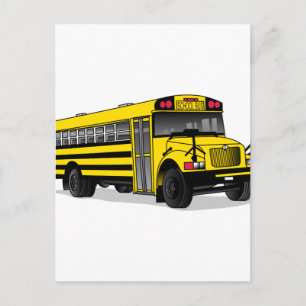 Carte Postale School Bus