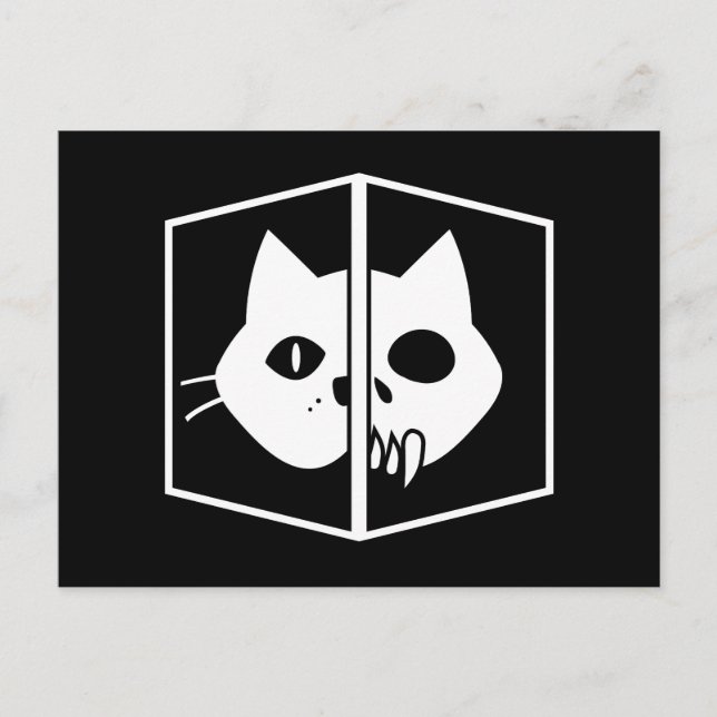 Carte Postale Schrödinger Cat Graphic (Devant)