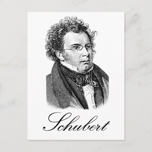 Carte Postale Schubert (Devant)