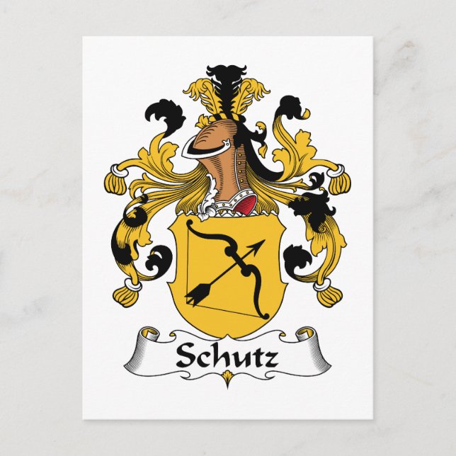Carte Postale Schutz Family Crest (Devant)