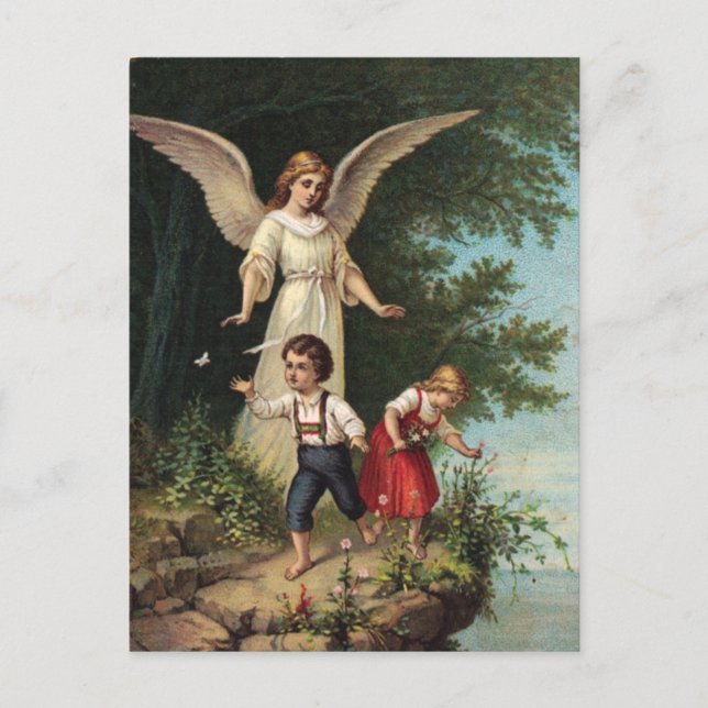 Carte Postale Schutzengel am Abhang 1 (Devant)