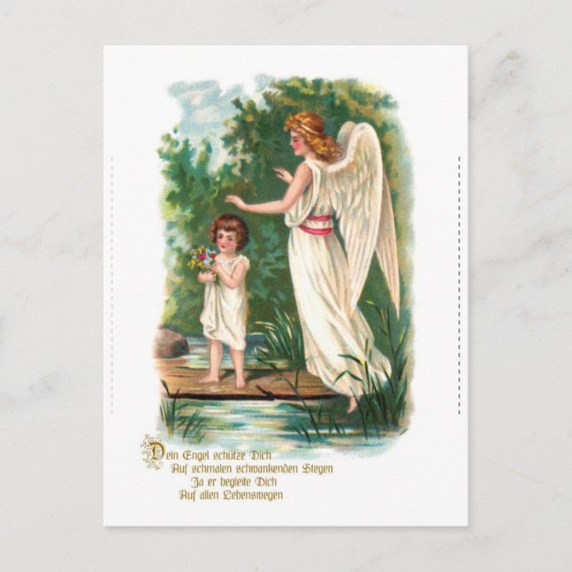 Carte Postale Schutzengel am Steg (Devant)