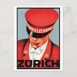 Carte Postale Schweizerhof Zurich