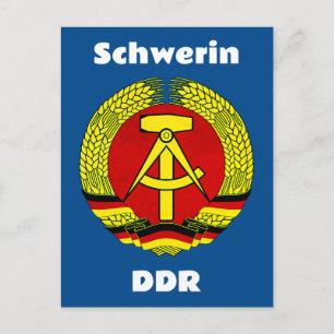Carte Postale Schwerin, DDR, Schwerin, Allemagne, Ossi est