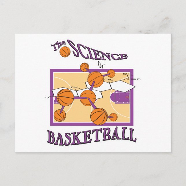 Carte Postale science du basket-ball (Devant)