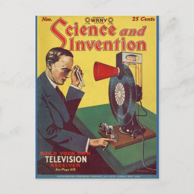 Carte Postale Science Et Invention (Devant)
