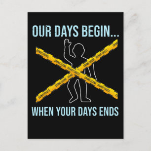 Carte Postale Scientifique en criminalistique détective scientif