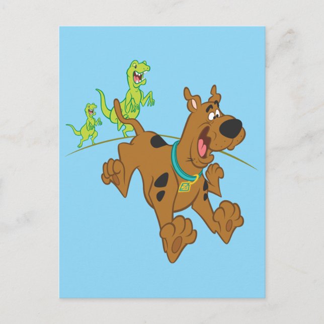 Carte Postale Scooby-Doo Dinosaur Escape (Devant)