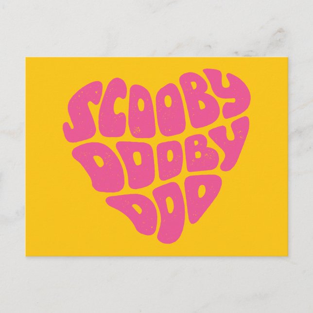Carte Postale Scooby Doo Doo Heart (Devant)