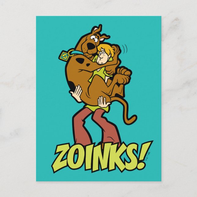 Carte Postale Scooby-Doo et Shaggy Zoinks! (Devant)