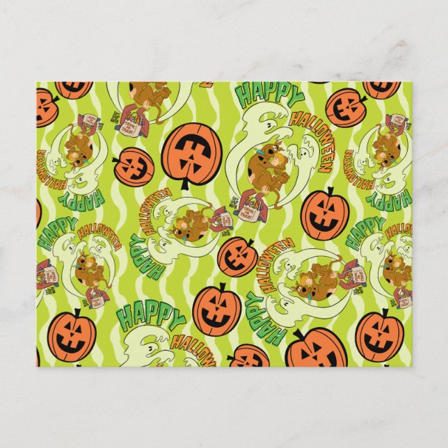 Carte Postale Scooby-Doo | Happy Halloween Motif (Devant)