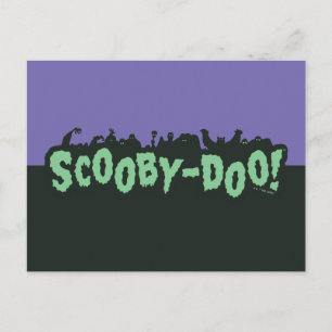 Carte Postale Scooby-Doo ! Logo Silhouette de Monstre
