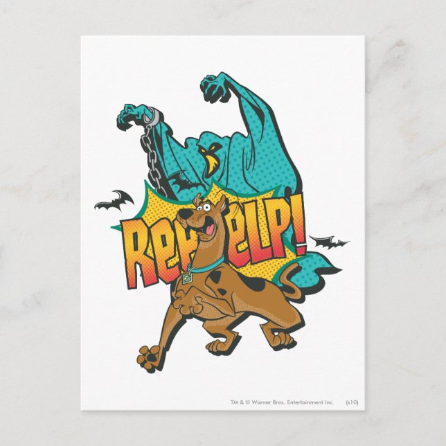 Carte Postale Scooby Doo "Reeeelp !" (Devant)
