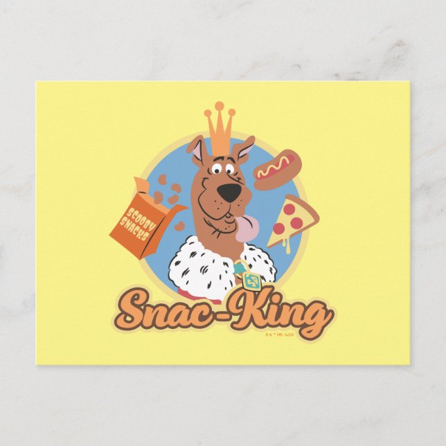 Carte Postale Scooby-Doo Snac-King (Devant)
