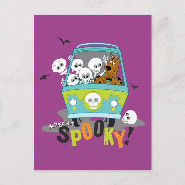 Carte Postale Scooby-Doo Spooky Mystery Machine (Devant)