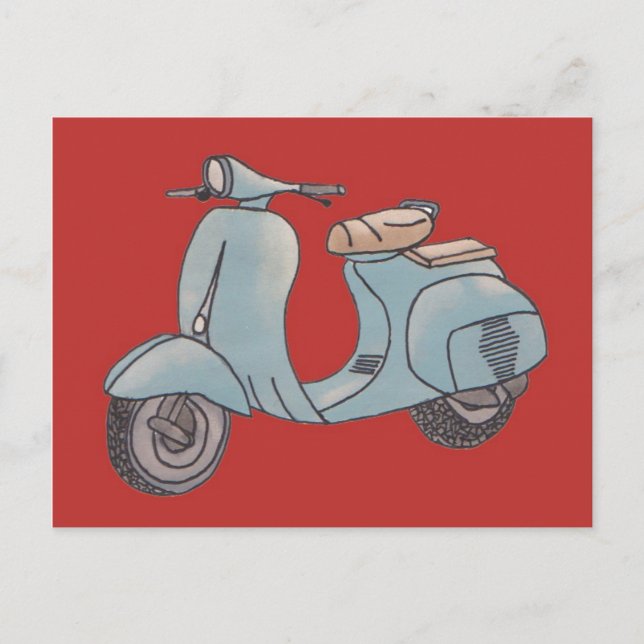 Carte postale Scooter (Devant)