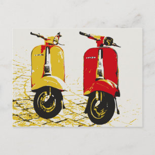 Carte Postale Scooter classique