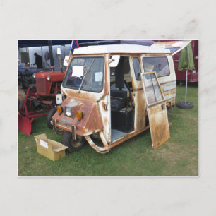 Carte Postale Scooter fermé rouillé