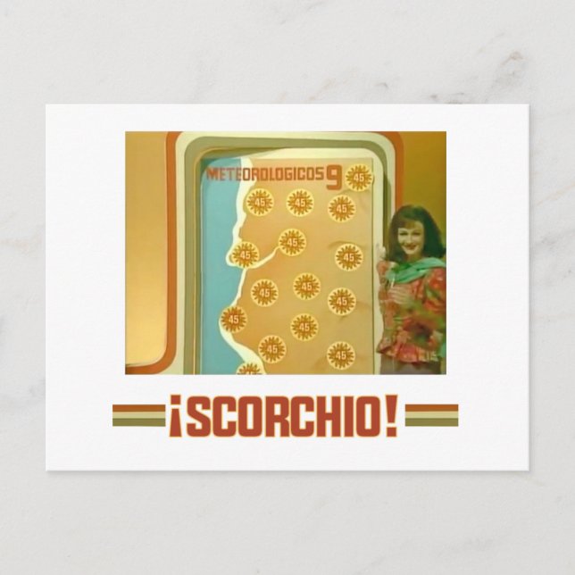 Carte Postale SCORCHIO ! Fast Show (Devant)