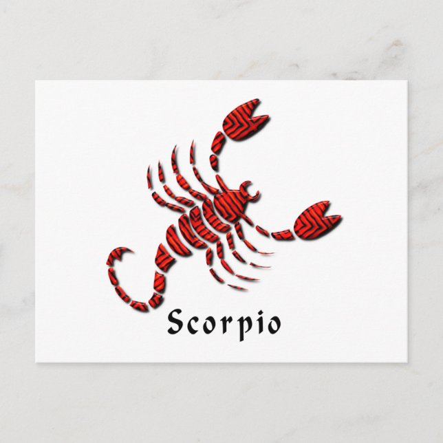 Carte postale Scorpio (Devant)