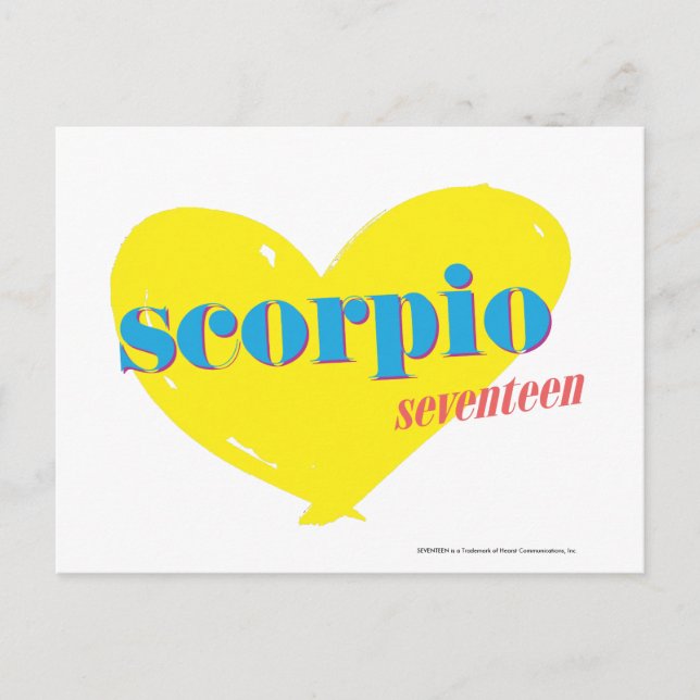 Carte Postale Scorpio 3 (Devant)