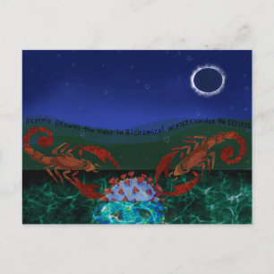 Carte Postale Scorpio défait le virus