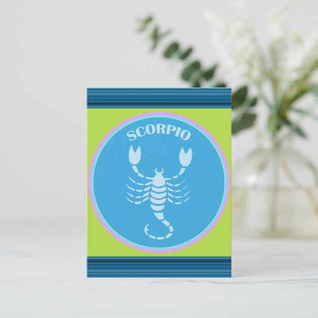 Carte postale Scorpion (Debout devant)