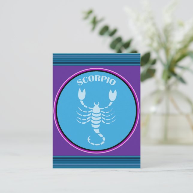 Carte postale Scorpion (Debout devant)