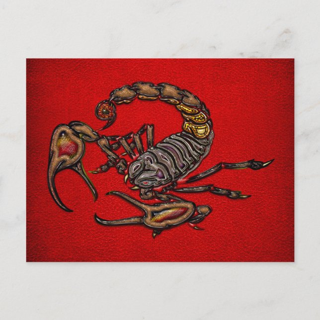 Carte Postale Scorpion (Devant)