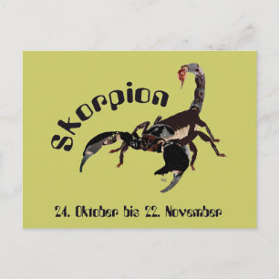 Carte Postale Scorpion