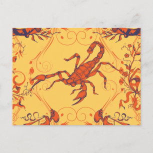 Carte Postale Scorpion 2 ~ Scorpions Scorpio Insectes