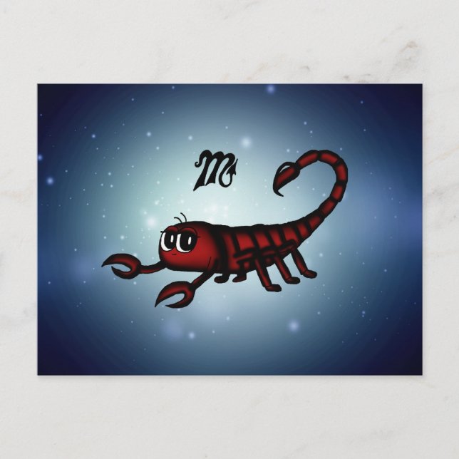 Carte Postale Scorpion mignon (Devant)