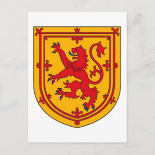 Carte Postale Scotland Lion Rampant Shield