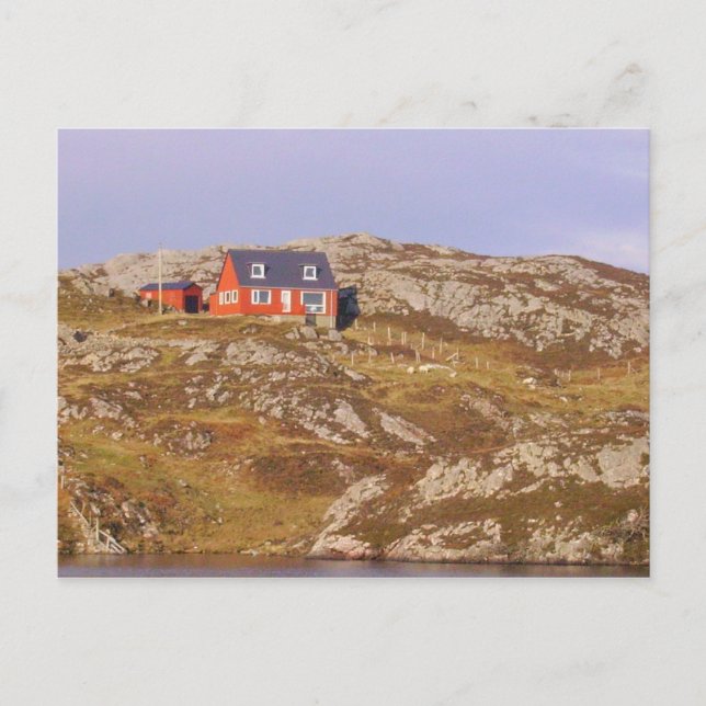 Carte Postale Scotlands Highlands Cottage (Devant)