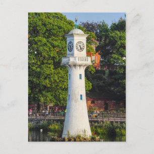 Carte Postale Scott Monument - Roath Park Lake, Cardiff Postcard