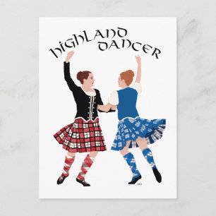 Carte Postale Scottish Highland Dance Reel