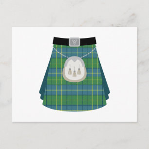 Carte Postale Scottish Kilt