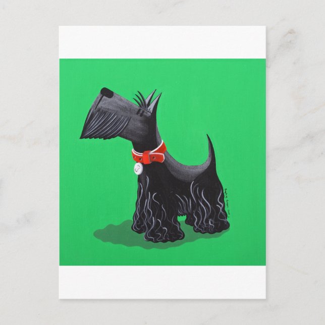 Carte Postale Scottish Terrier (Devant)